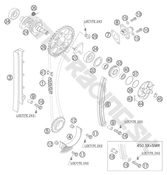 Control assembly 250-525 Racing